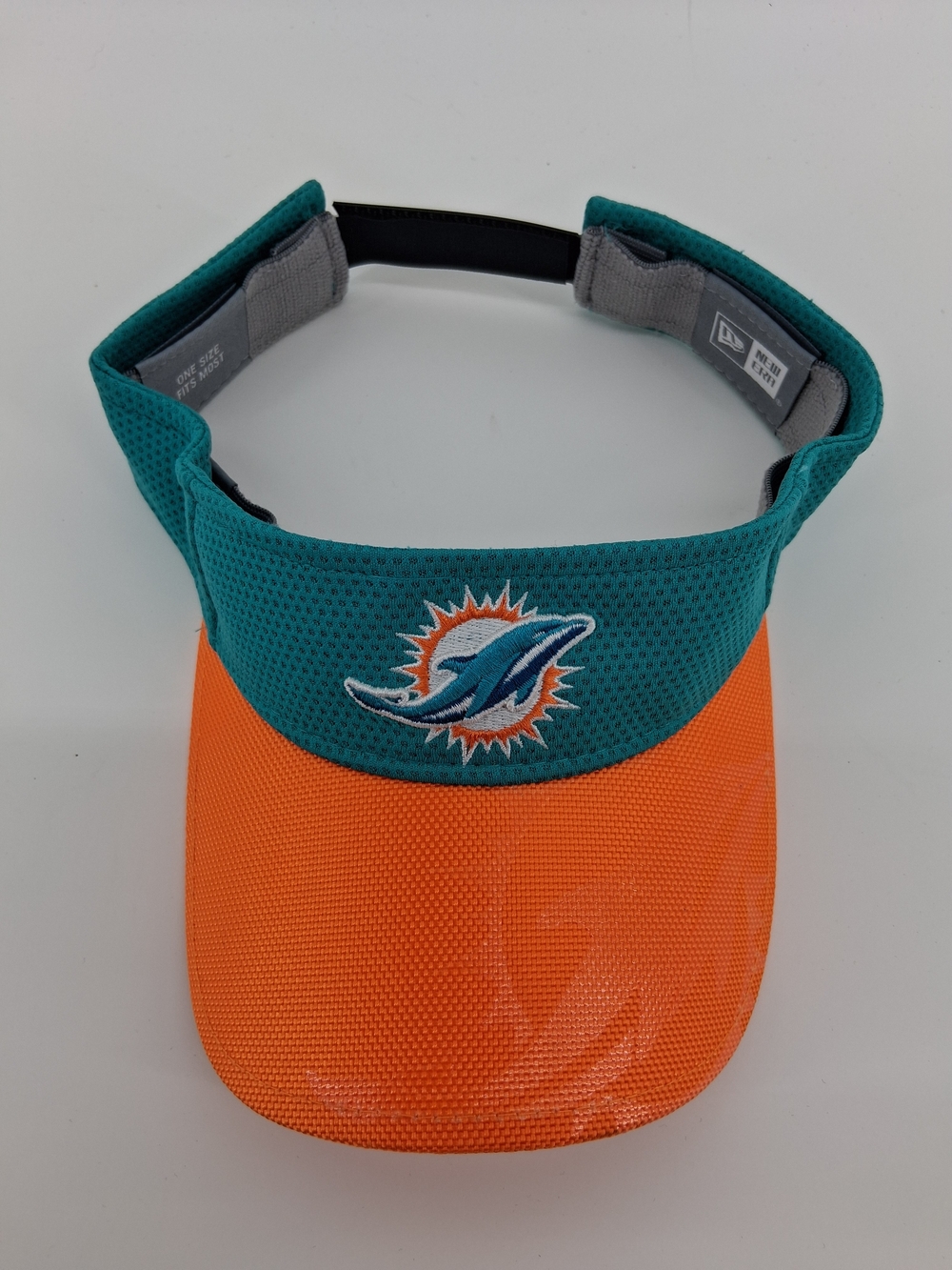 NFL Miami Dolphins Teal and Orange Visor